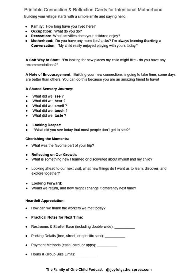 Connection &amp; Reflection